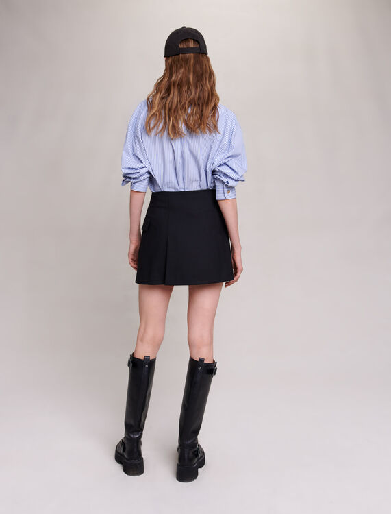 Asymmetric wrap skirt - View All - MAJE