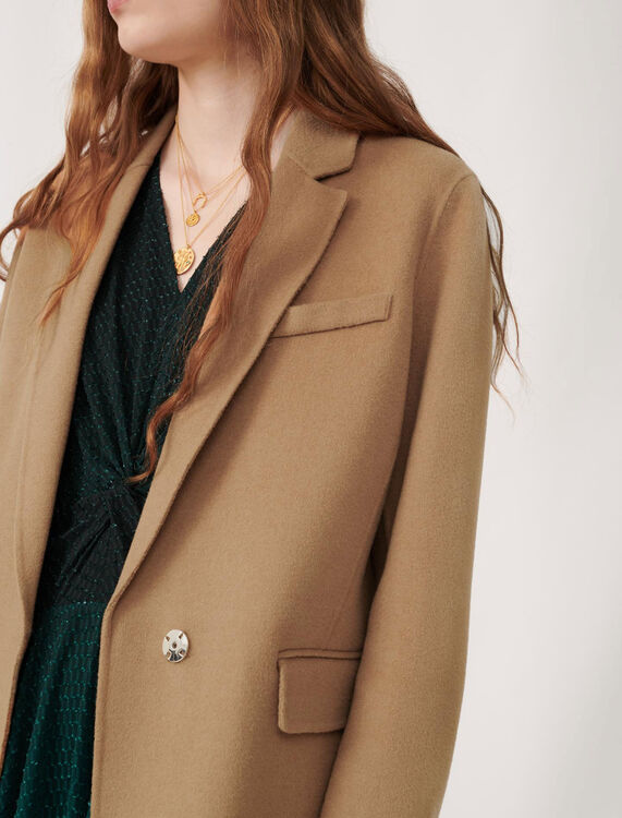 120galami Jacket Style Double Sided Camel Coat Coats Jackets Maje Com