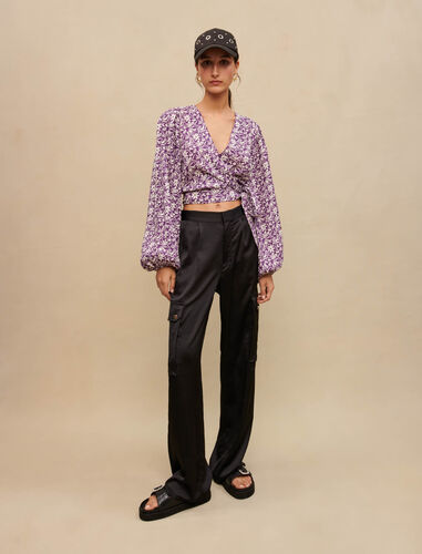 Tie crop top : Tops color Dreamlike