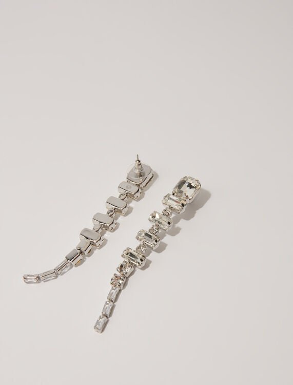 Cascade diamanté earrings - Fall-Winter Collection - MAJE