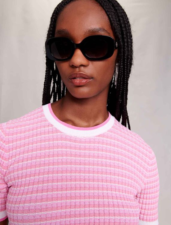 Short-sleeved jumper - Sweaters & Cardigans - MAJE