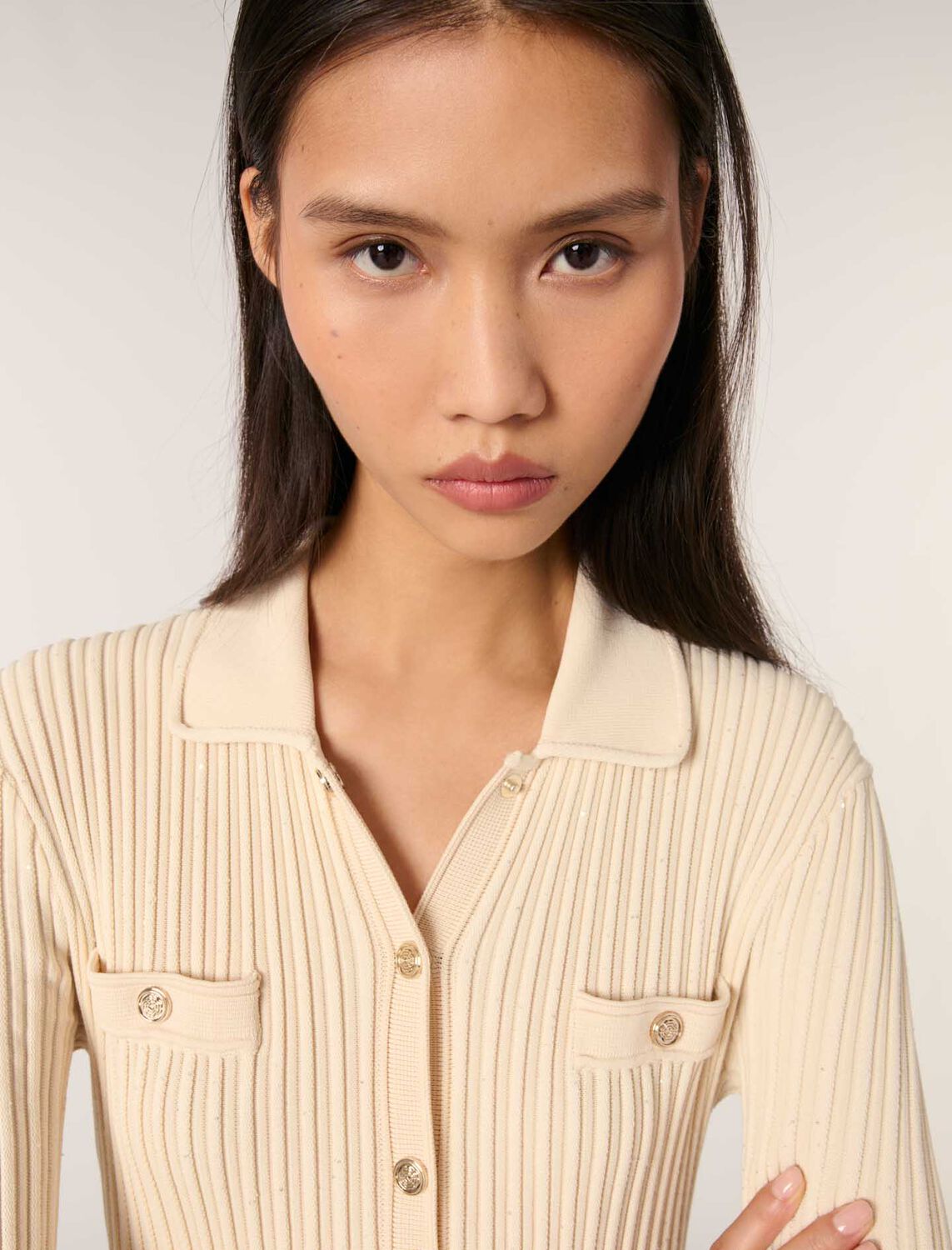 maje : Dresses 顏色 米黄色/BEIGE