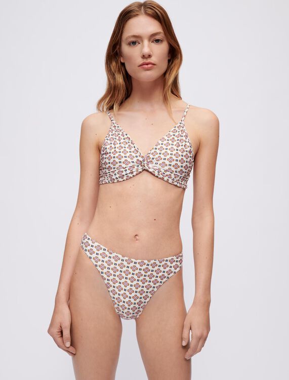 Printed two-piece swimsuit - Up to 50% off - MAJE