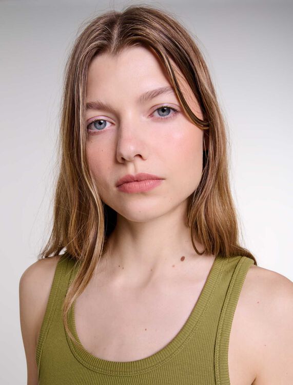 Ribbed vest top - Fall-Winter Collection - MAJE