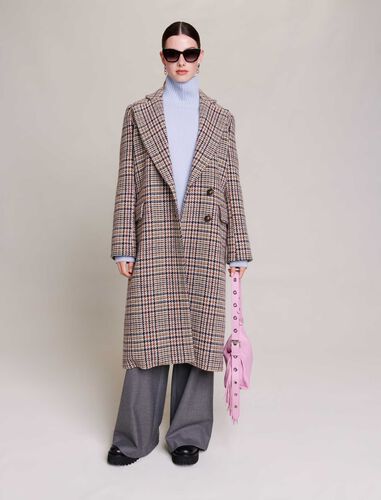 Long suit jacket : Coats color Beige