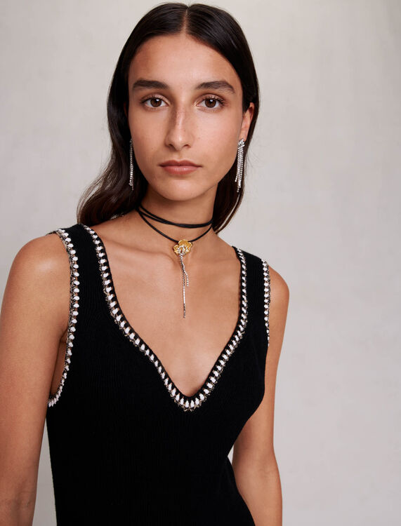 Knit maxi dress - Dresses - MAJE