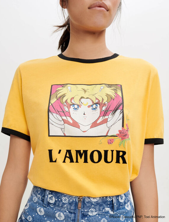 L’AMOUR T-shirt : T-Shirts color Yellow