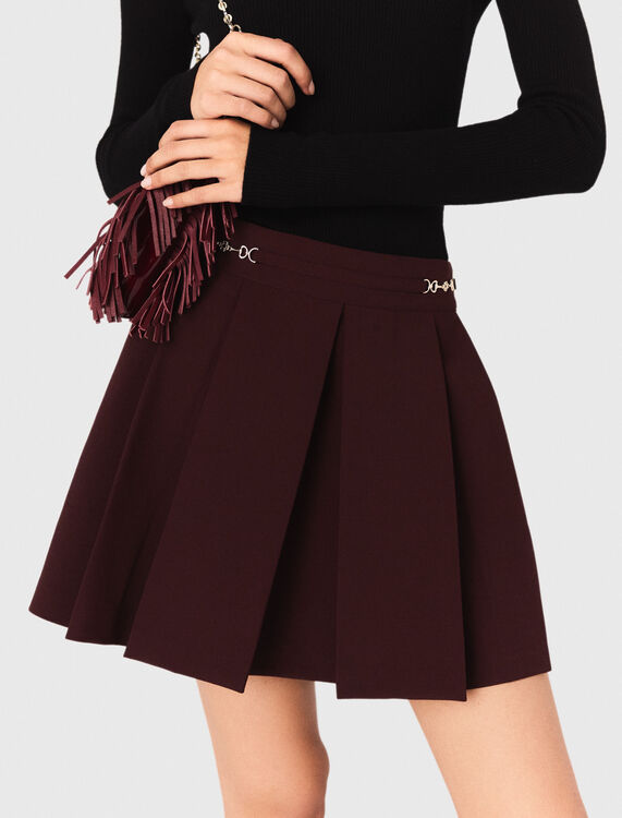 Short pleated skirt - Skirts & Shorts - MAJE