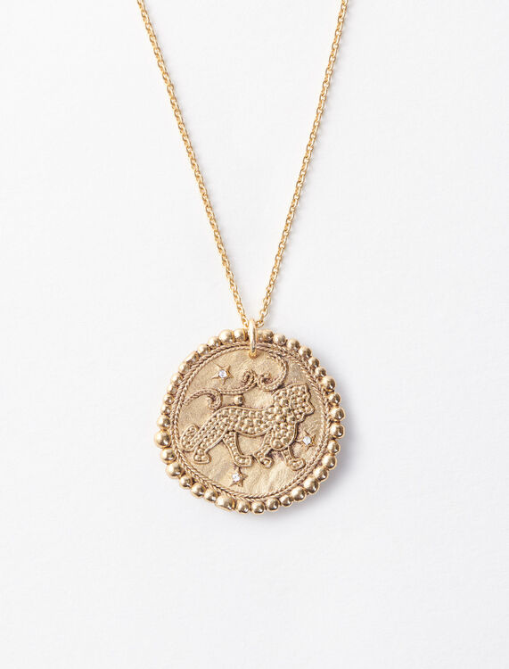Lion zodiac sign necklace - Other Accessories - MAJE
