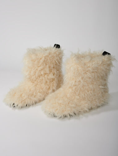 maje : Booties & Boots 顏色 淡褐色/ECRU