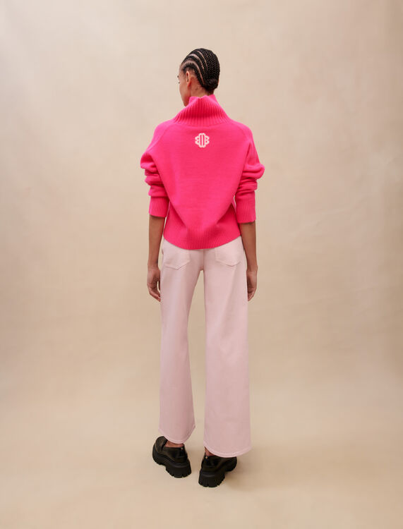 Pink cashmere jumper - Lunar New Year - MAJE