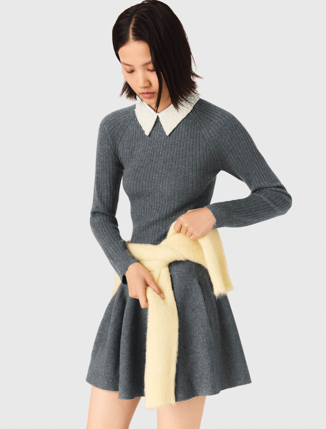 maje : Dresses 顏色 灰色/GREY