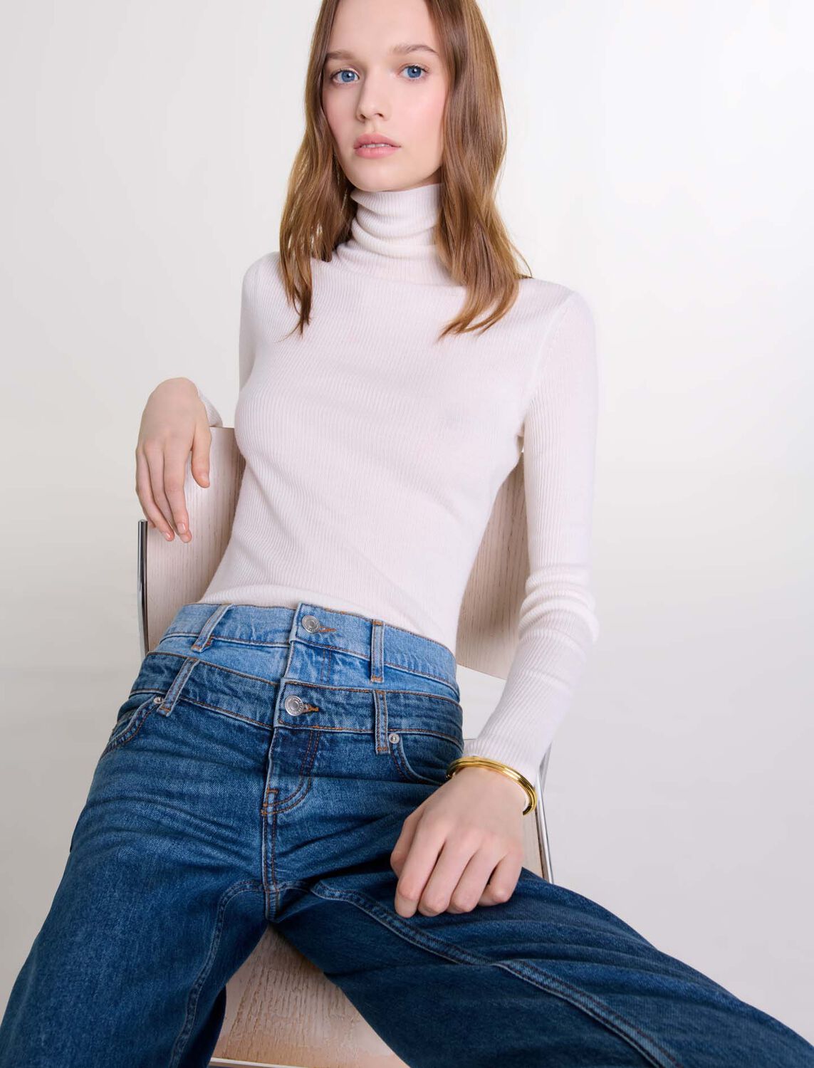 Double waistband jeans : Fall-Winter Collection color 