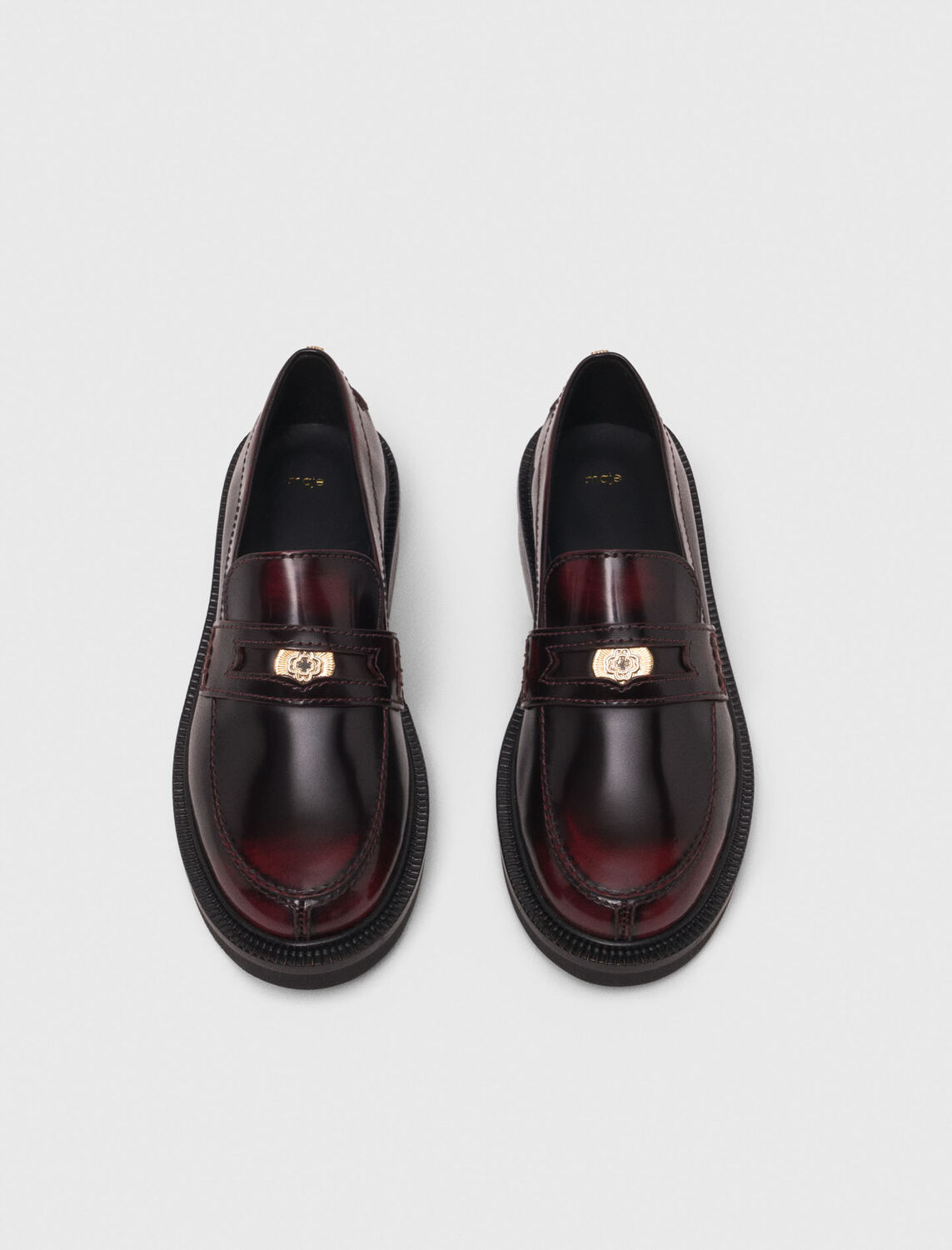 Leather loafers - Sling-Back & Sandals - MAJE