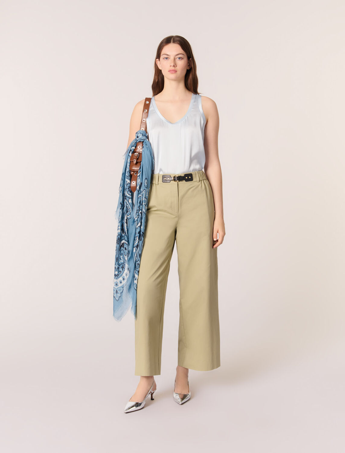 Silk vest top - Tops - MAJE