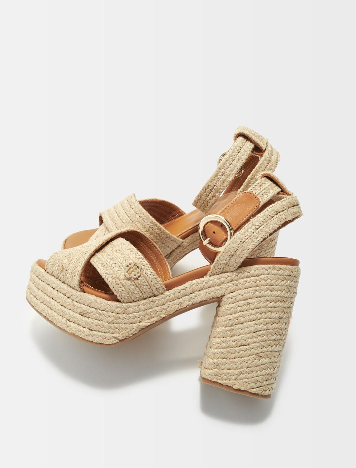 Jute canvas sandals : Sling-Back & Sandals color 
