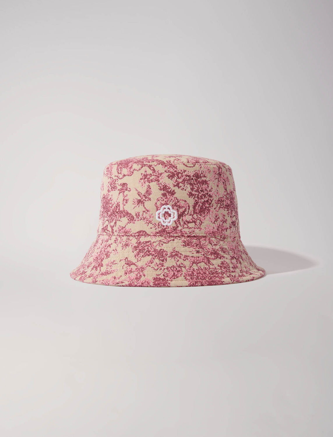 Patterned cotton bucket hat - Qixi Collection - MAJE