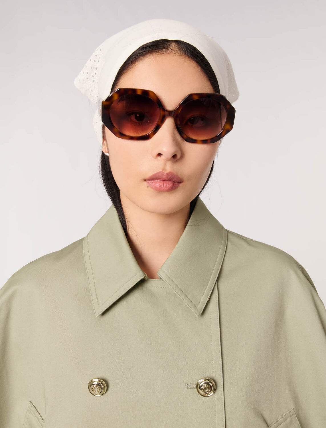 maje : Coats & Jackets 顏色 卡其色/