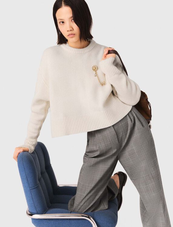 Checked suit trousers - Trousers & Jeans - MAJE