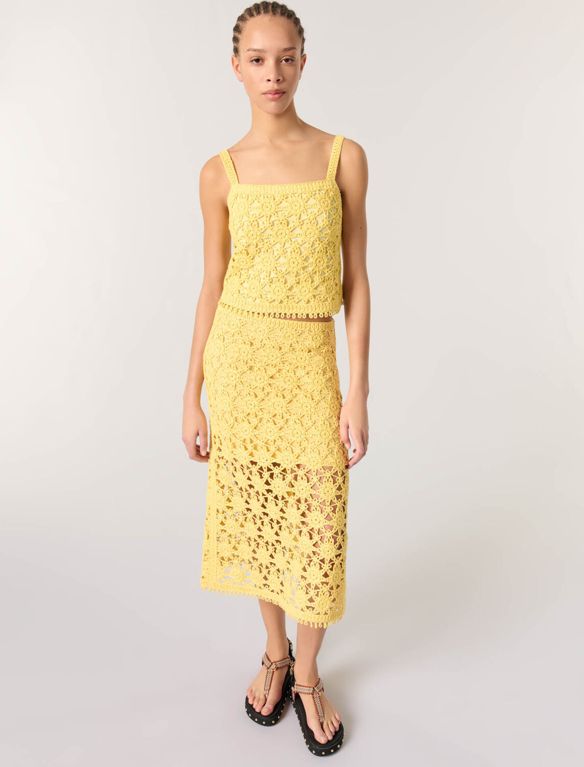 maje : Skirts & Shorts 顏色 黄色/