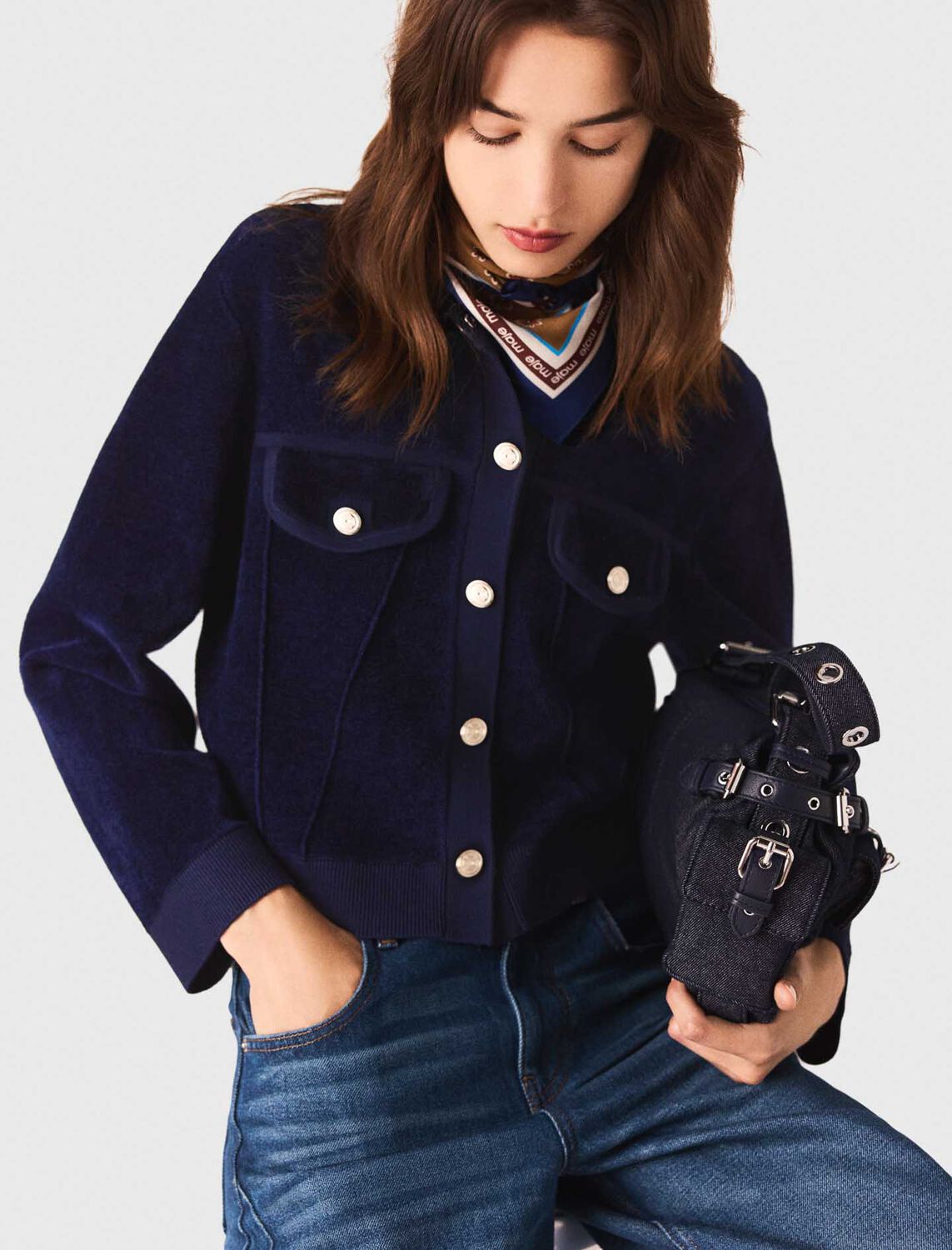 maje : Sweaters & Cardigans 顏色 深蓝色/NAVY