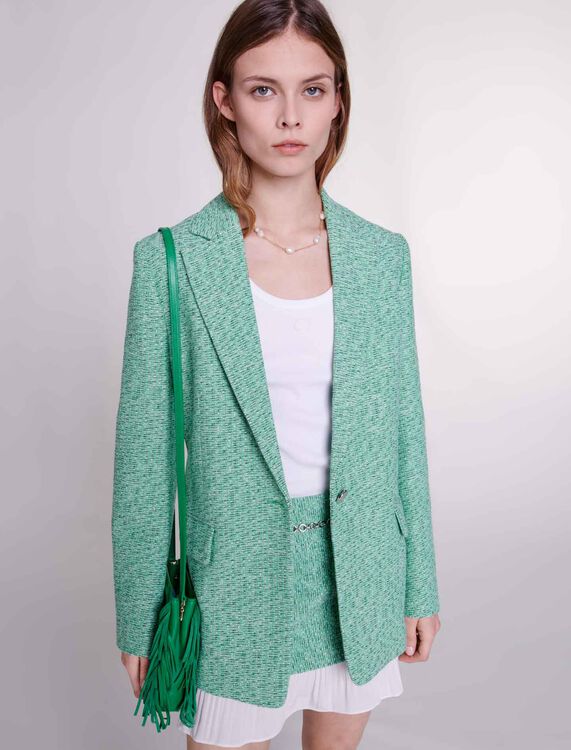 Tweed jacket - Coats & Jackets - MAJE