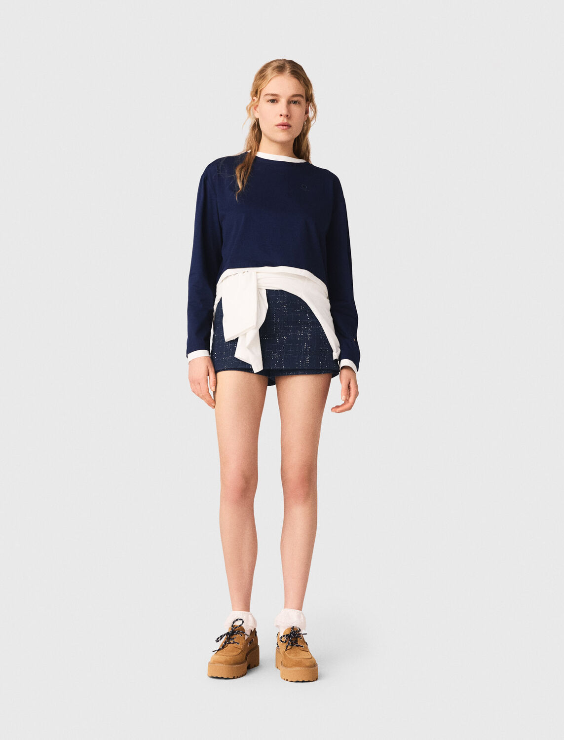 Layered-effect T-shirt - T-Shirts - MAJE