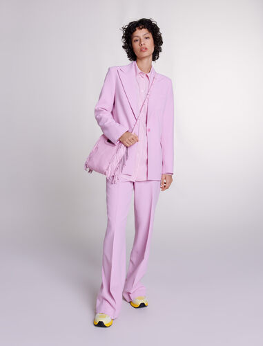 Fitted suit jacket : Coats & Jackets color Pale Pink
