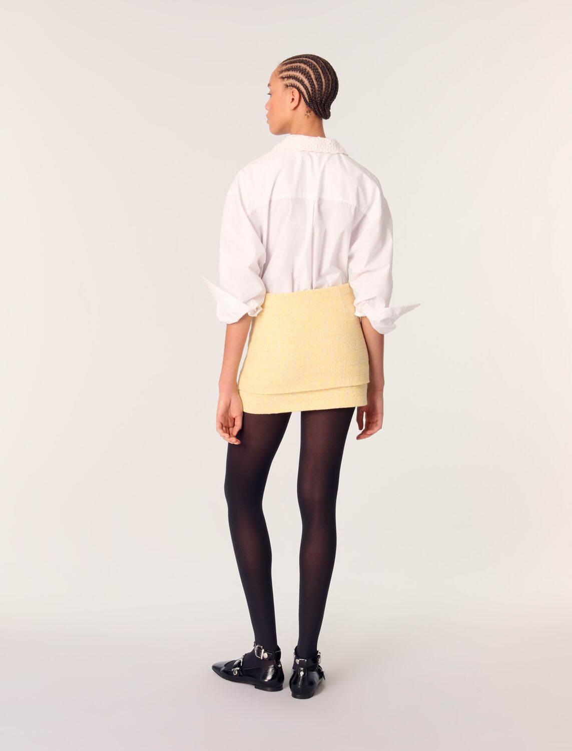 Tweed mini skirt - Skirts & Shorts - MAJE