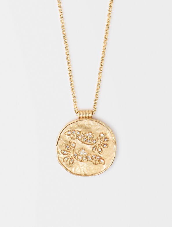 Zodiac medal : Jewelry color Pisces