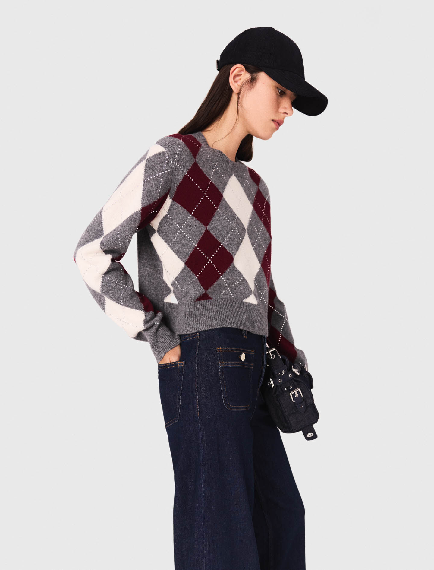 majeページ Jeans with button fly Blue For Women | Maje