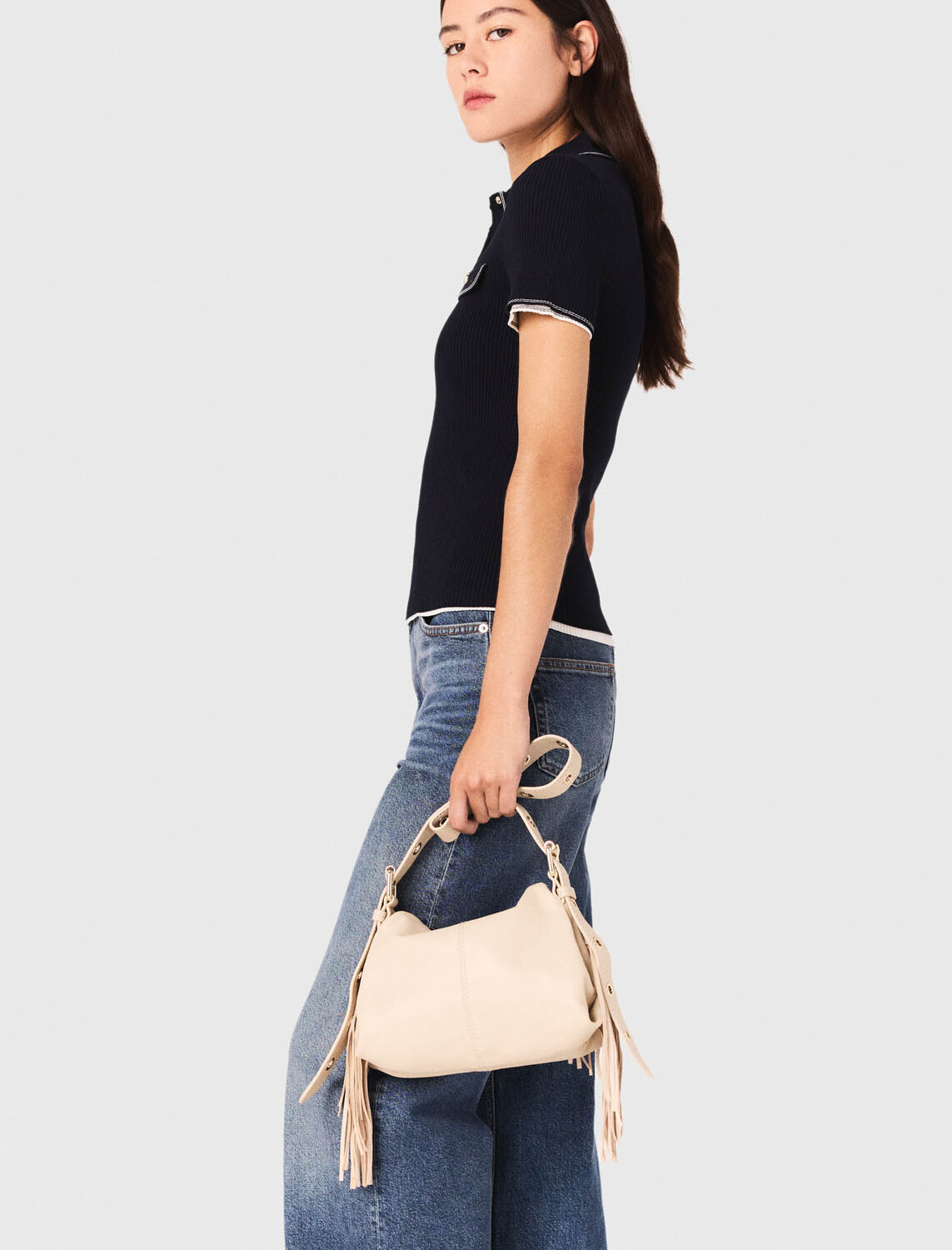 Short-sleeve polo shirt - Sweaters & Cardigans - MAJE