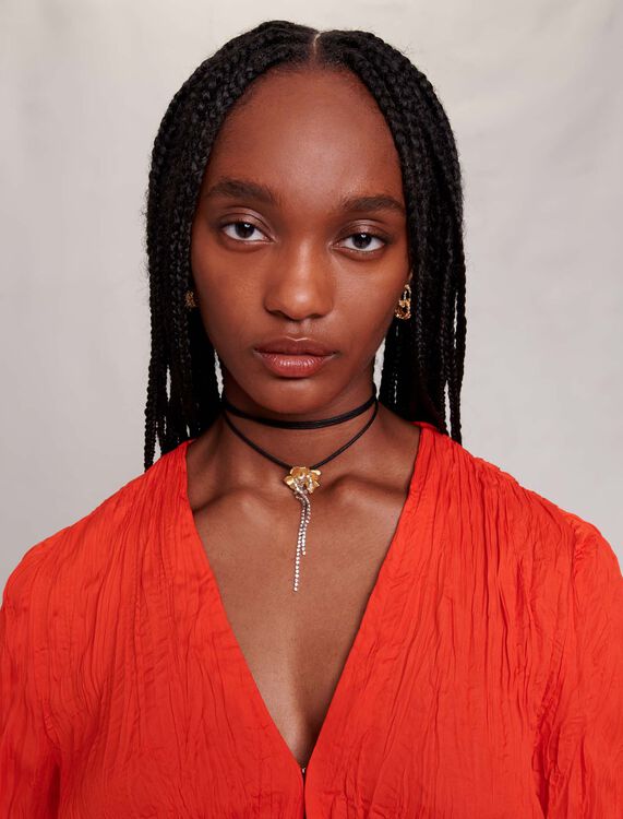 Satin top - Tops - MAJE
