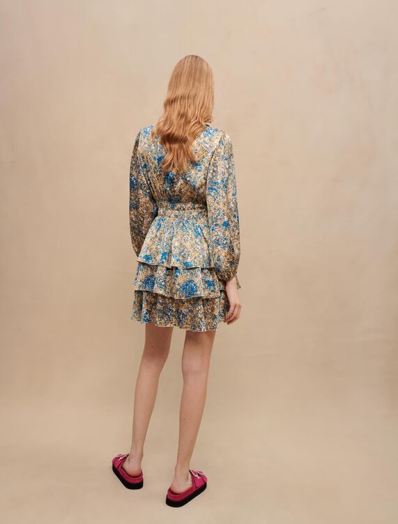 Abstract-print mini dress - Dresses - MAJE