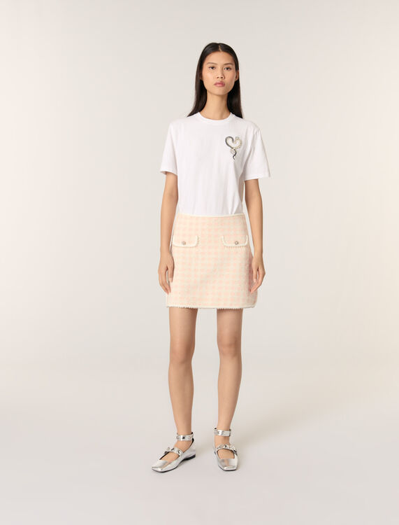 Maje : Skirts & Shorts 顏色 粉色淡褐色/
