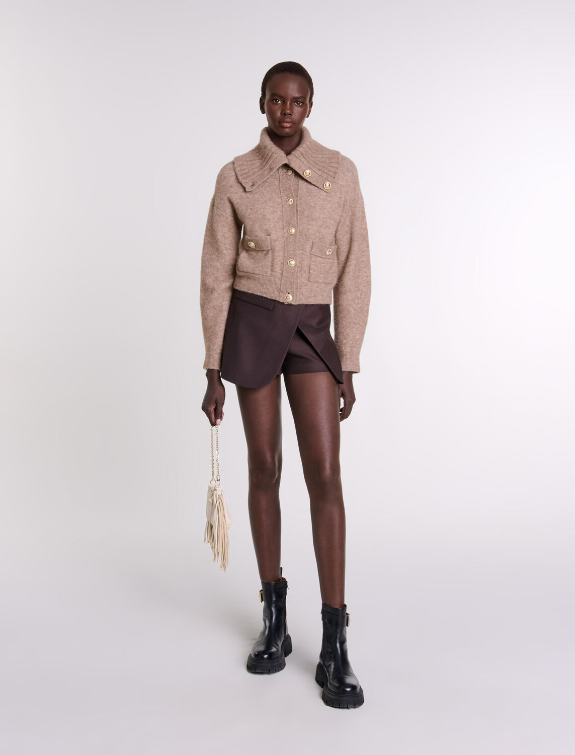 Wool-blend cardigan - Fall-Winter Collection - MAJE