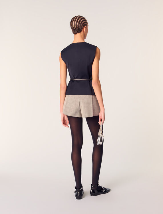 Wool blend jacket - Tops - MAJE