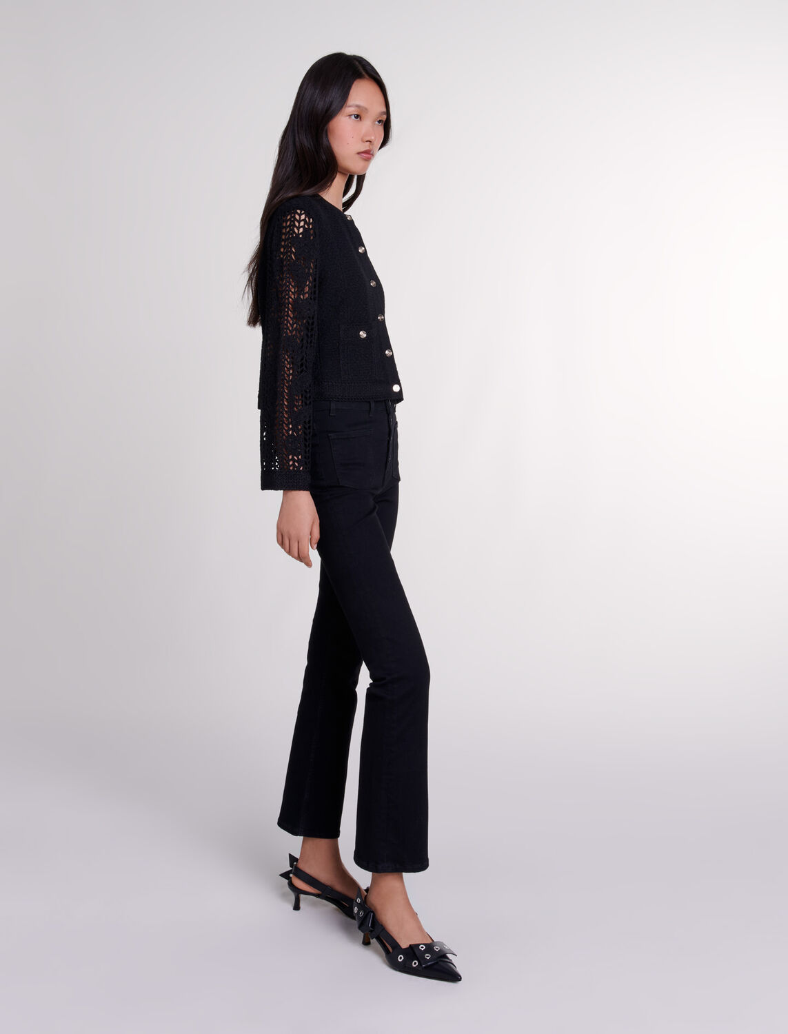 Crochet cardigan - Fall-Winter Collection - MAJE