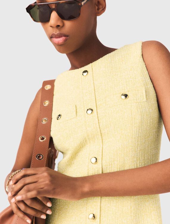 Short tweed dress - Dresses - MAJE