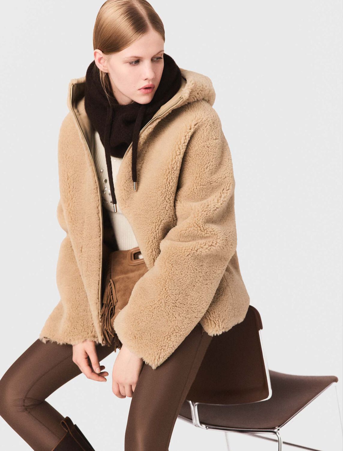 maje : Coats & Jackets 顏色 驼色/CAMEL