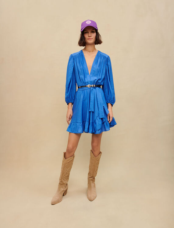 Short ruffled dress - Dresses - MAJE