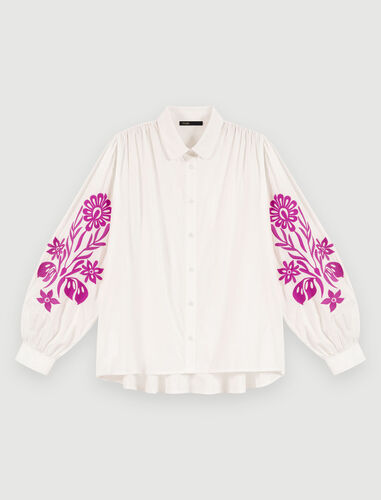 Maje : Shirts 顏色 白色/WHITE