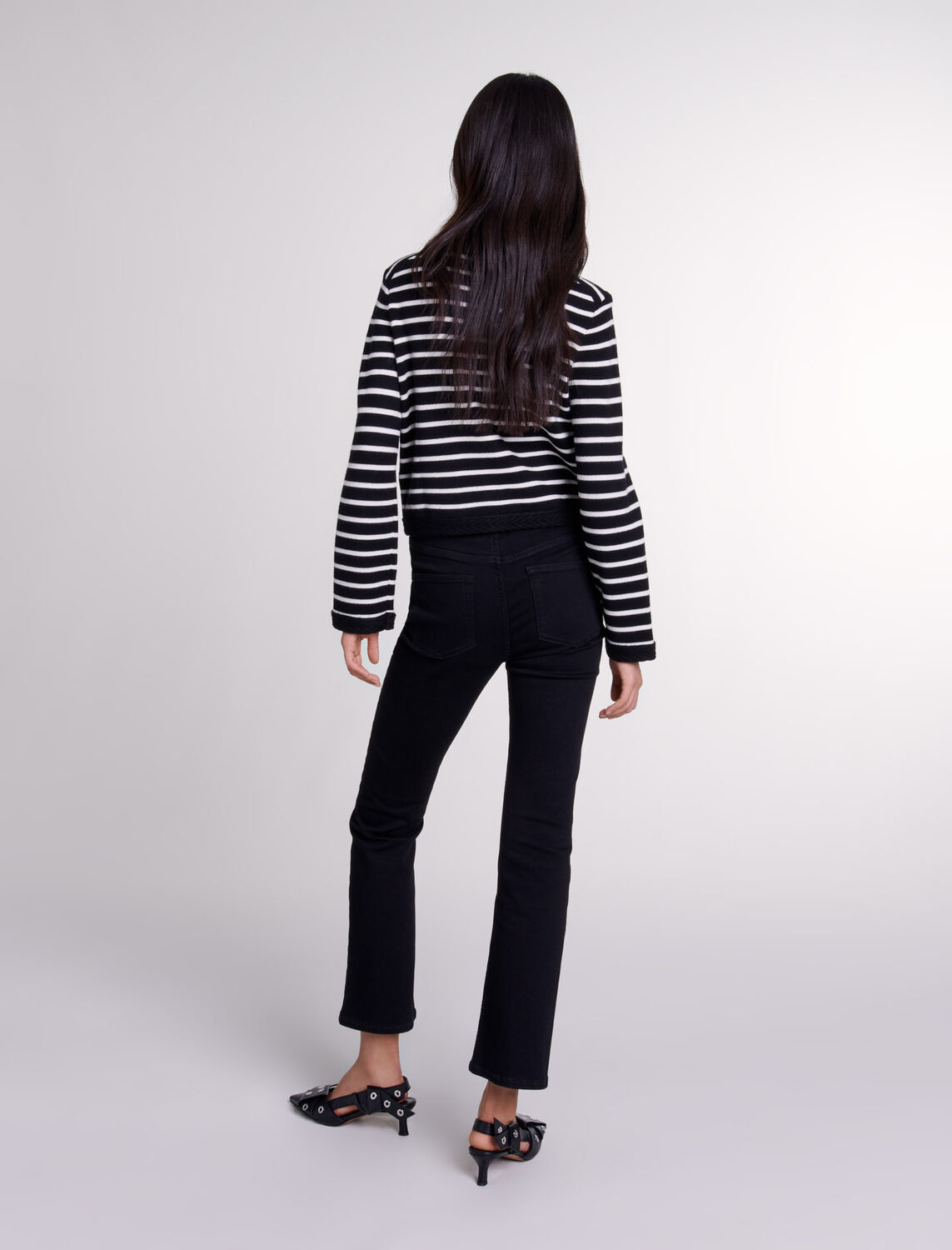 Striped cardigan - Fall-Winter Collection - MAJE