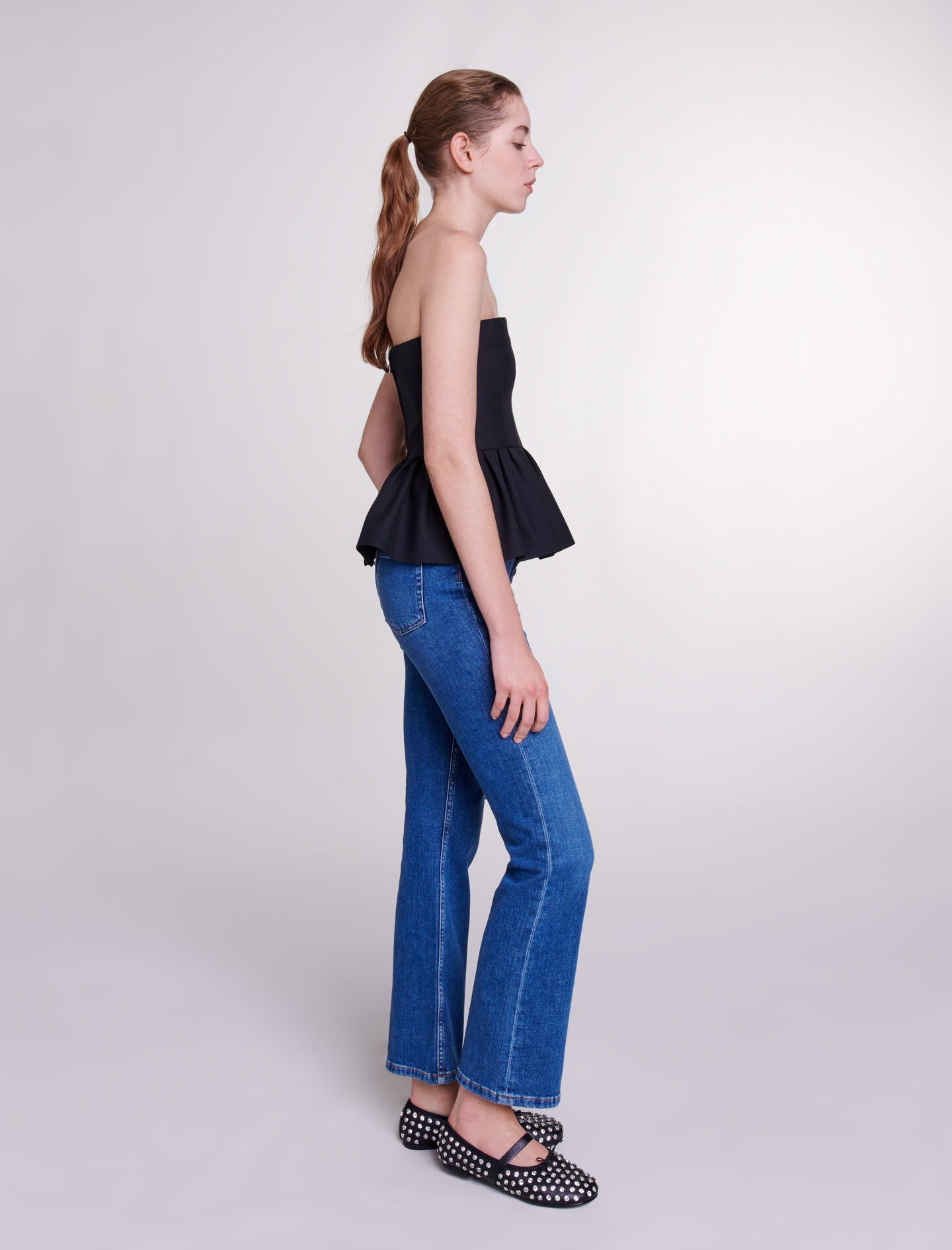 122PASSIONY Vaqueros denim con bolsillos - Trousers & Jeans
