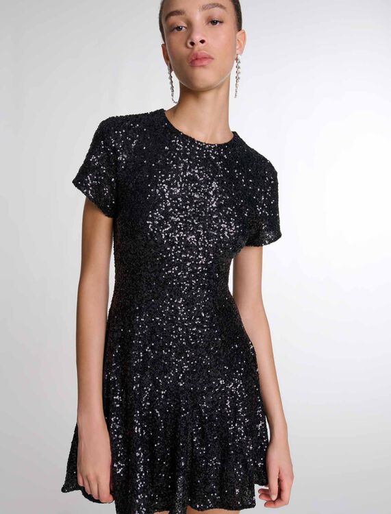 Short sequin dress - Fall-Winter Collection - MAJE