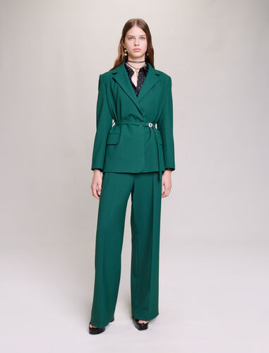 Suit jacket : Blazers & Jackets color Bottle Green