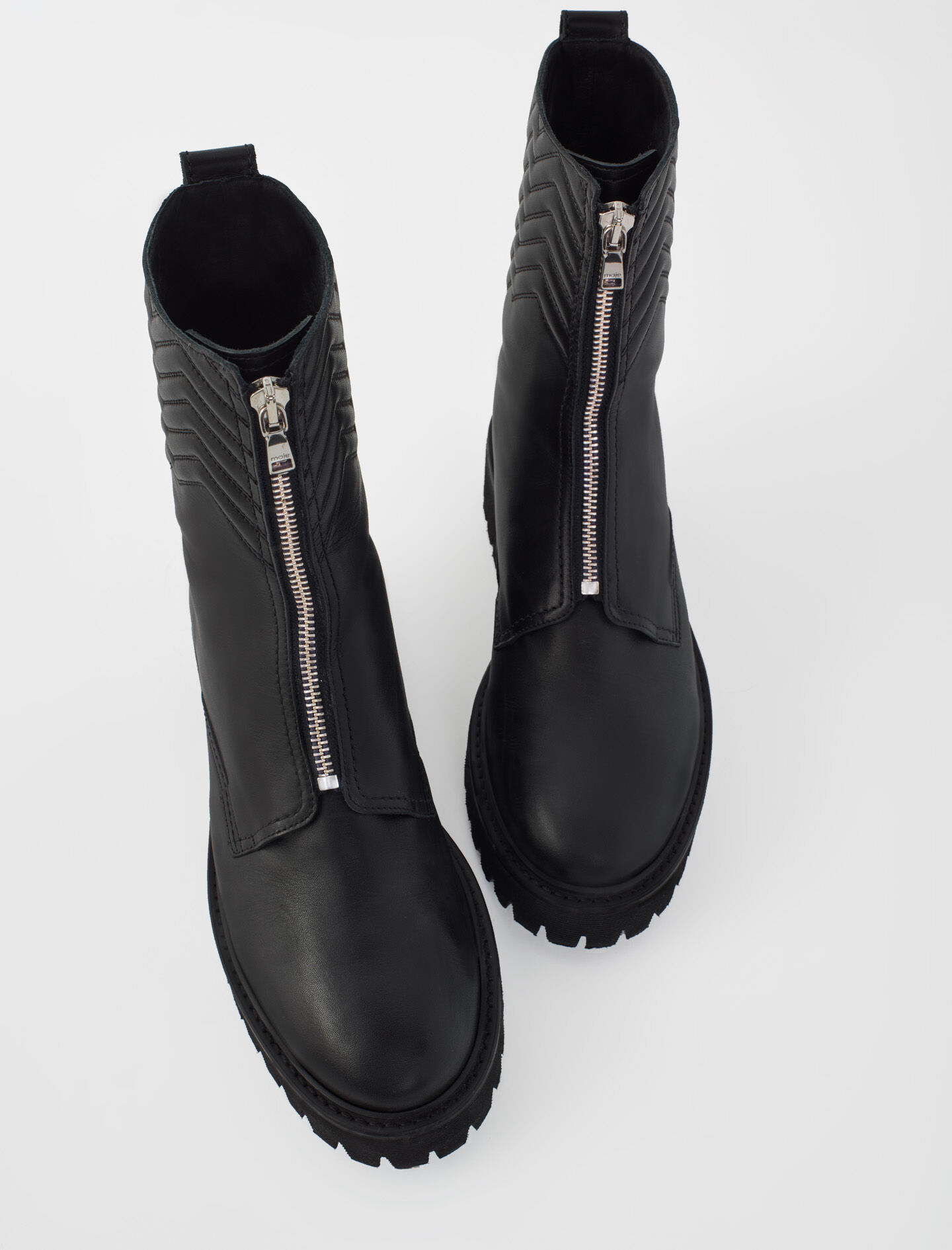 120FIELD Quilted boots with zip - The Mood - Maje.com