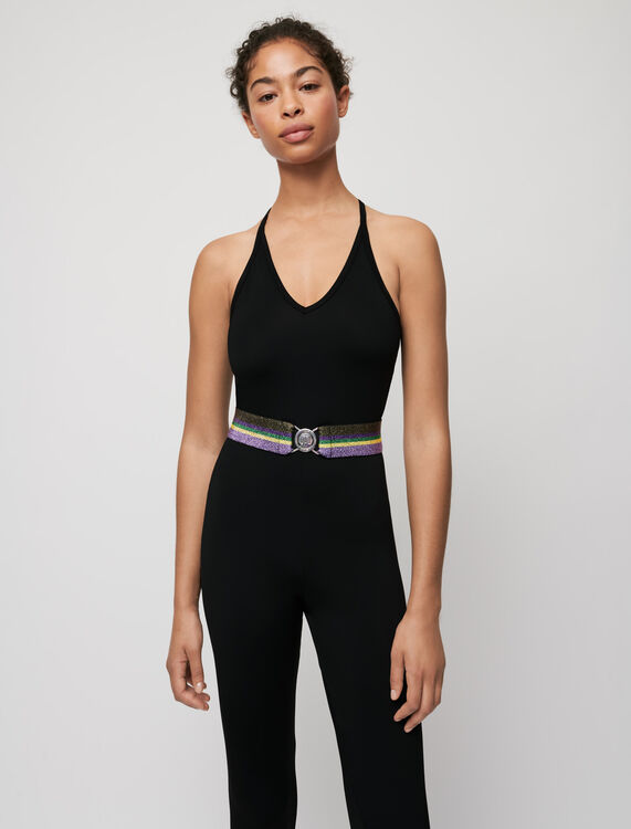 Catsuit with straps - Jumpshort & Jumpsuits - MAJE