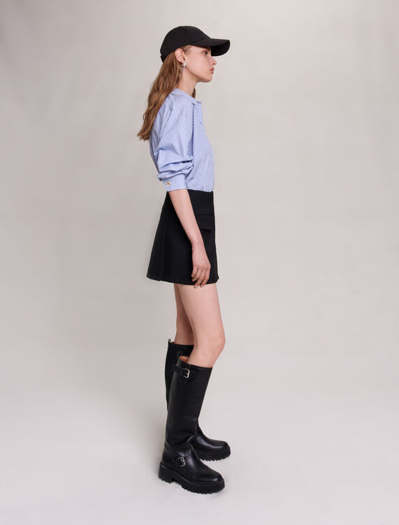 Asymmetric wrap skirt - View All - MAJE
