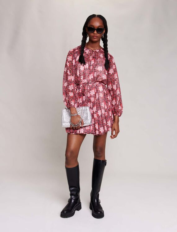 Short floral dress - Dresses - MAJE